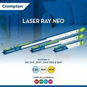 Crompton Laser Ray Neo 24W LED Batten - Cool Day Light