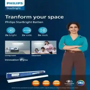 PHILIPS 40-watt LED Batten/Tubelight | Energy-Efficient Illumination