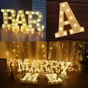 Party Propz Marquee Alphabet Light Letters For Room Decor Lights-(A) LED lights for room decoration