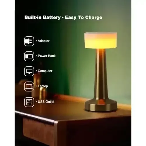 ‎Vervenix ‎Gold Dumbbell Led Lamp